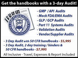GMP Audits and Training Package