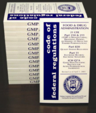 FDA Food and Drug Administration Code of Federal Regulations Handbooks