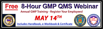 GMP QMS Boot Camp Training