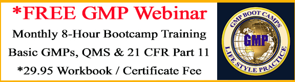 Free 8-Hour GMP QMS and Part 11 Webinar